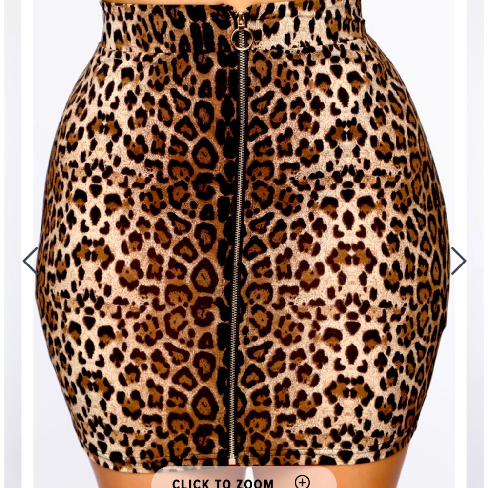 Amigas Cheetahs mini skirt